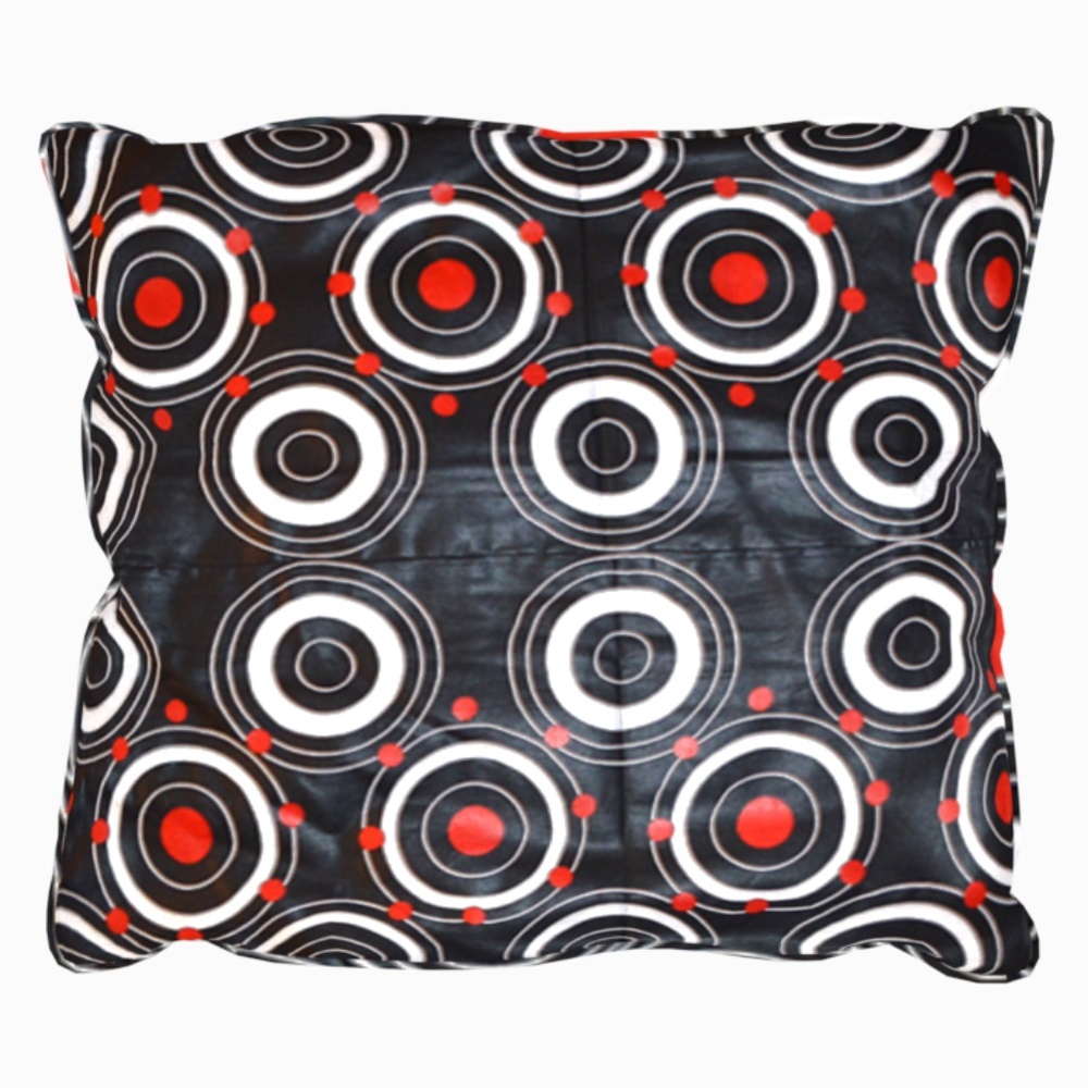 Throw Pillow case Red/Black covers only